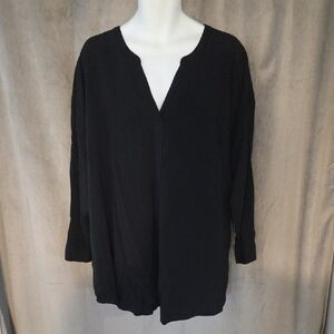 Addition Elle 4x Black Blouse